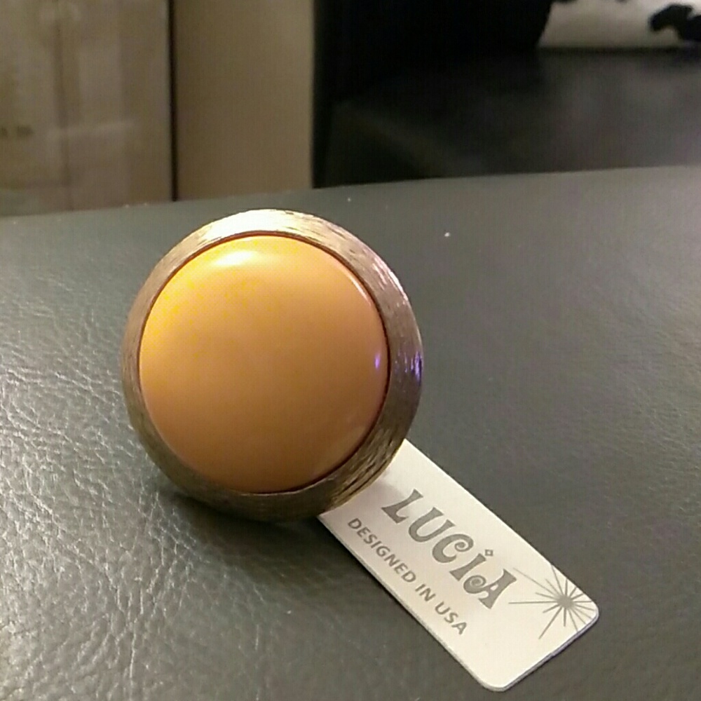 Women  Fashion Yellow Ring